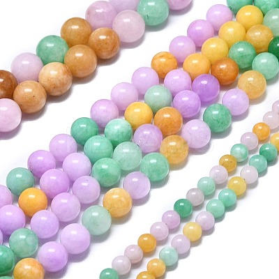 Natural Malaysia Jade Beads Strands G-L645-A01-4mm-34-1