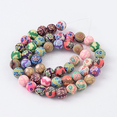 Handmade Polymer Clay Beads FIMO-8D-1