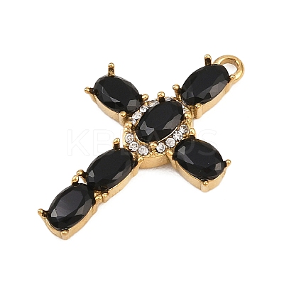 304 Stainless Steel Rhinestone Pendants STAS-P430-02G-01-1