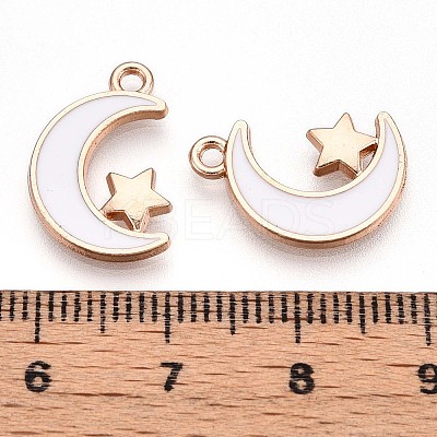 Alloy Enamel Pendants ENAM-T022-09B-1