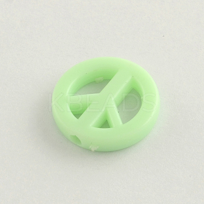 Opaque Acrylic Beads X-SACR-Q098-05-1