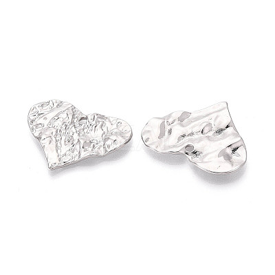 Rack Plating Textured Alloy Pendants PALLOY-T095-14P-1