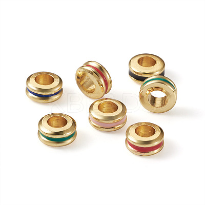 50Pcs 5 Colors Brass Rack Plating KK-KS0001-21-RS-1
