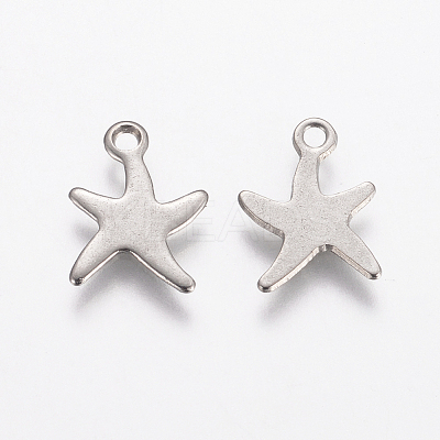 Tarnish Resistant 201 Stainless Steel Charms STAS-F039-47-P-1