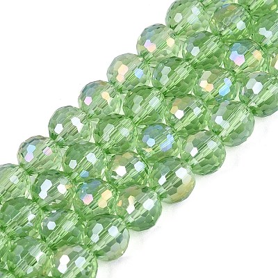 Transparent Glass Beads Strands GLAA-Q107-02A-09-1