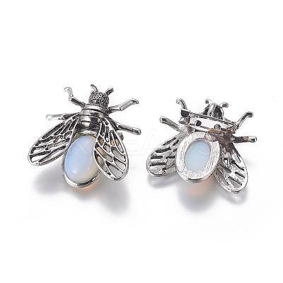 Opalite Brooches G-A176-D12-1-1