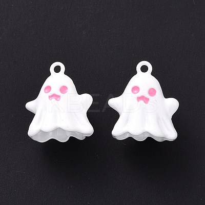 Spray Painted Alloy Enamel Pendants FIND-I037-42F-1
