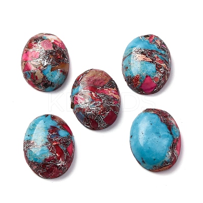 Synthetic Silver Line and Regalite/Imperial Jasper/Sea Sediment Jasper LS-G-P299-L02-1
