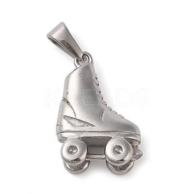 Non-Tarnish 304 Stainless Steel Pendants STAS-R229-19P-1