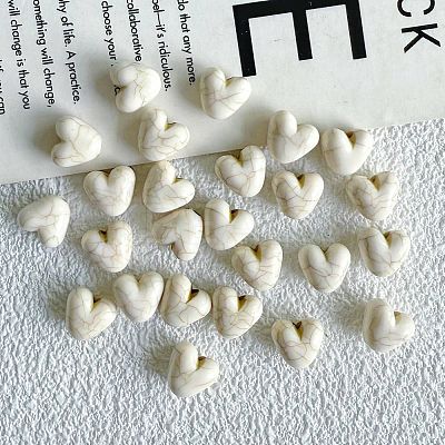 Synthetic Howlite Beads LS-G-V001-001F-1