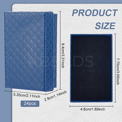 Rectangle Cardboard Gift Box LS-CON-WH0087-97-1