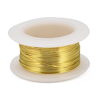 Round Copper Jewelry Wire CWIR-I002-0.4mm-LG-NR-1