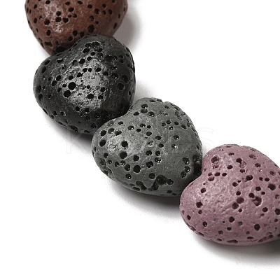 Natural Lava Rock Beads Strands G-N0114-A40-1
