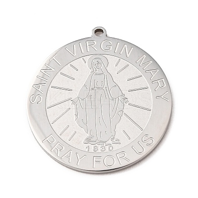 Religion 304 Stainless Steel Pendants STAS-F367-04P-1