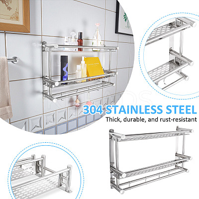 Stainless Steel Bathroom Towel Roll Holders DIY-TAC0020-94-1