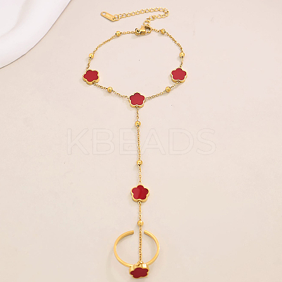 Stainless Steel Link Ring Bracelets HO2547-1