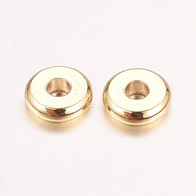 Real 18K Gold Plated Brass Spacer Beads LS-X-KK-E702-13G-NF-1