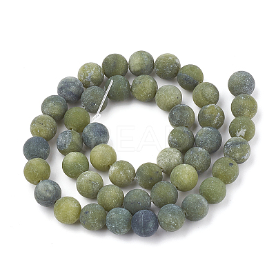Natural Chinese Southern Jade Beads Strands LS-G-T106-070-1