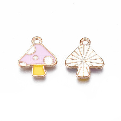 Autumn Theme Alloy Enamel Charms ENAM-S115-143C-1