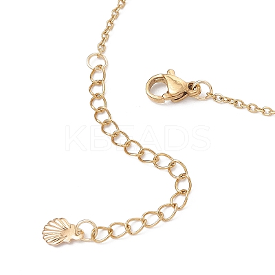 304 Stainless Steel Butterfly Link Chain Anklets for Women AJEW-AN00700-1