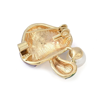 Mushroom Enamel Pins JEWB-R068-06B-G-1