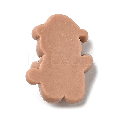 Christmas Theme Opaque Resin Cabochons RESI-E043-01K-1