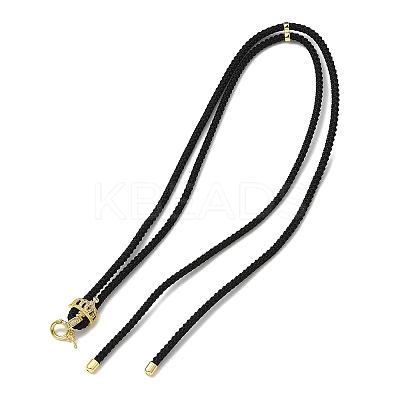 Nylon Cord Necklaces Findings KK-Q019-10G-02-1