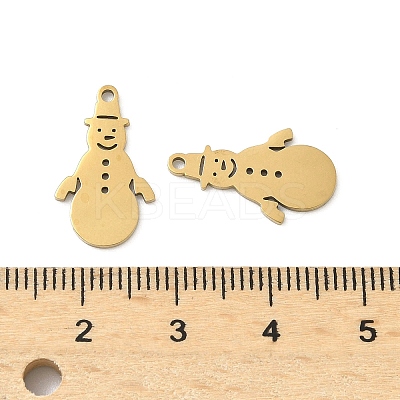 Christmas 201 Stainless Steel Pendants STAS-P428-01B-G-1