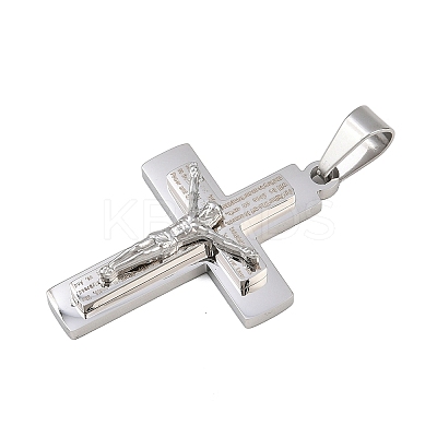 Jesus Theme 304 Stainless Steel Pendants STAS-D387-01C-P-1