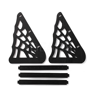 3-Tier Triangle Shape Wood Earring Riser Display Stands LS-ODIS-K004-04-1