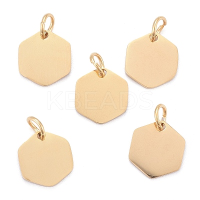 Ion Plating(IP) 304 Stainless Steel Stamping Blank Tag Charms LS-STAS-I311-24G-1