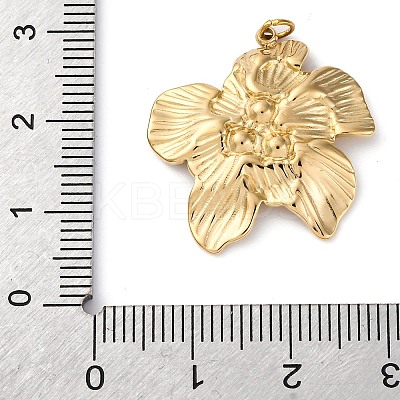 316 Stainless Steel Rhinestone Pendants STAS-K258-39F-G-1