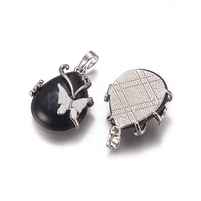 Natural & Synthetic Mixed Stone Pendants G-K296-B-1