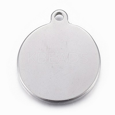 Non-Tarnish 304 Stainless Steel Pendants X-STAS-P218-09-1
