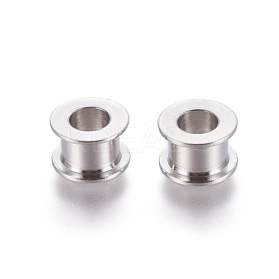 201 Stainless Steel European Bead Cores STAS-E464-22B-P-1