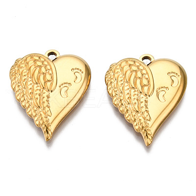 Ion Plating(IP) 201 Stainless Steel Pendants STAS-N098-144LG-1