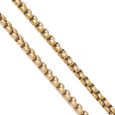 Adjustable Alloy Heart Pendant 304 Stainless Steel Box Chain Lariat Necklaces for Women NJEW-JN05902-01-1