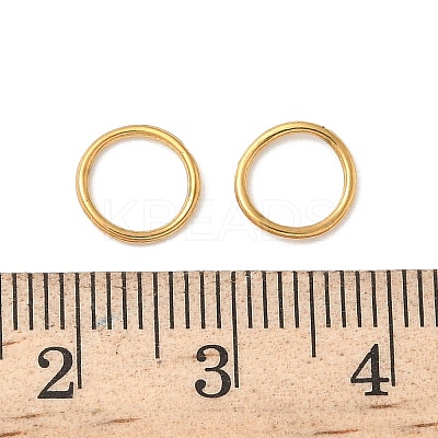 304 Stainless Steel Closed Jump Rings STAS-L300-001G-1