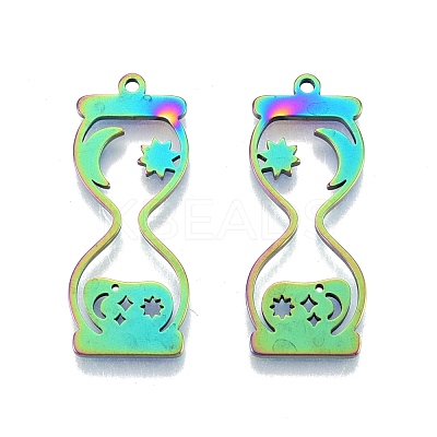 Ion Plating(IP) 201 Stainless Steel Pendants STAS-N098-115M-1