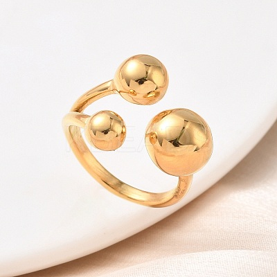 304 Stainless Steel Cuff Rings RJEW-Z118-04G-1