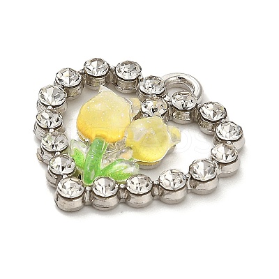 Platinum Alloy Glass Pendants FIND-Z068-05P-02-1