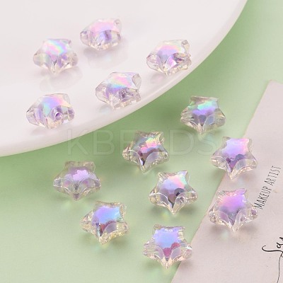 Transparent Acrylic Beads TACR-S152-02D-SS2114-1