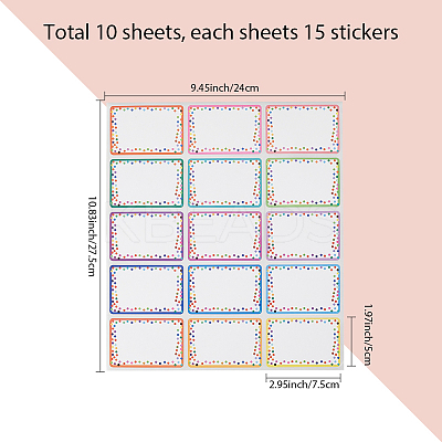 PVC Self Adhesive Stickers DIY-WH20007-64E-1