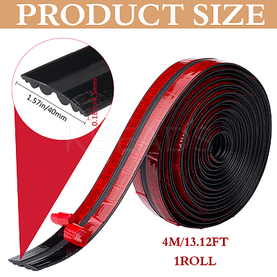 TPE Self-Adhesive Flexible Molding Trim FIND-WH20001-12B-1