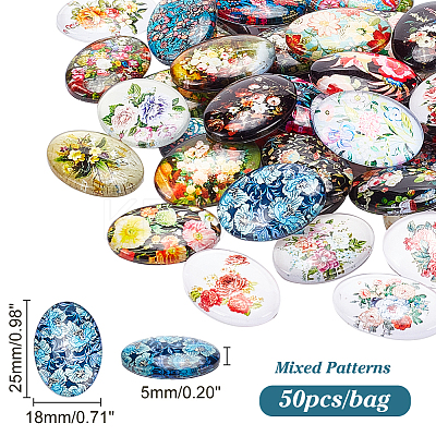Glass Cabochons GLAA-PH0002-20-1