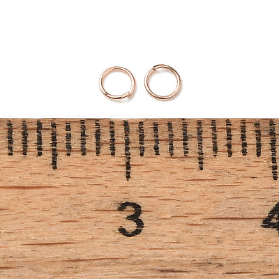 304 Stainless Steel Open Jump Rings STAS-K285-02E-RG-1