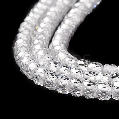 Cubic Zirconia Bead Strands ZIRC-G001-01D-1
