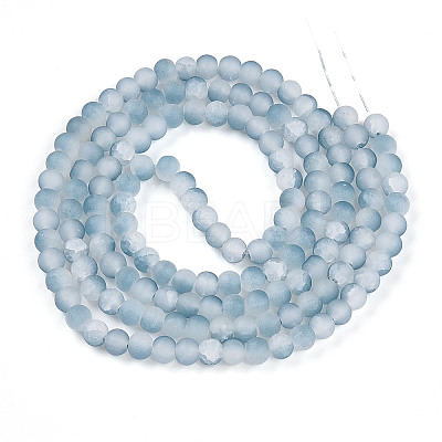 Crackle Glass Beads X1-GLAA-N009-6mm-06-1