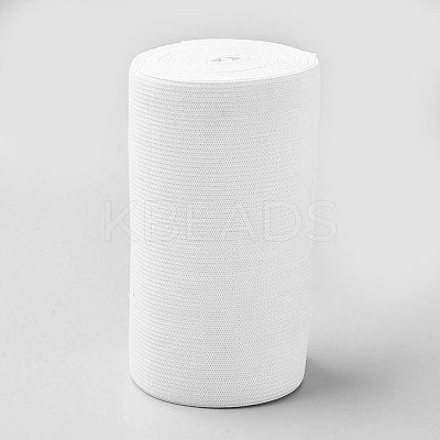 Flat Elastic Rubber Cord/Band X-EC-WH0005-D-02-1