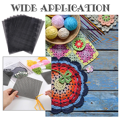 Plastic Mesh Canvas Sheet DIY-WH0030-58-1